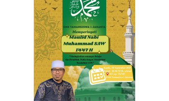 PERINGATAN MAULID NABI MUHAMMAD SAW 1447 H DI SMK TAMANSISWA 1 JAKARTA