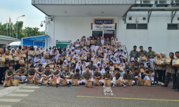 KUNJUNGAN INDUSTRI SMK TAMANSISWA 1 JAKARTA KE SARI ROTI TAHUN 2023
