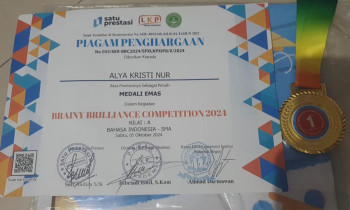 MEDALI EMAS BRAINY BRILLIANCE COMPETITION 2024 DI INSTITUT PERTANIAN BOGOR (IPB)